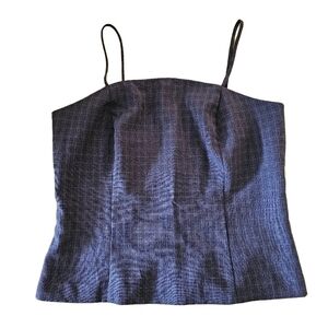 Y2k grey crop top by Lisa Jo size 7/8